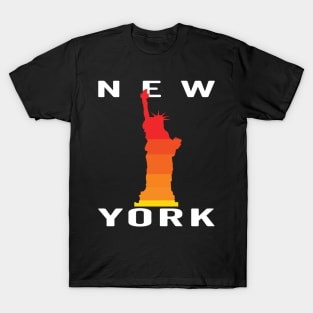 new York liberty sunset T-Shirt